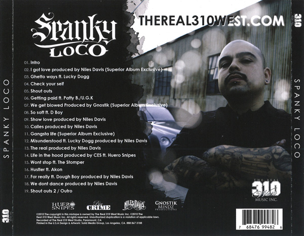 Spanky Loco - The Superior Mixtape Chicano Rap
